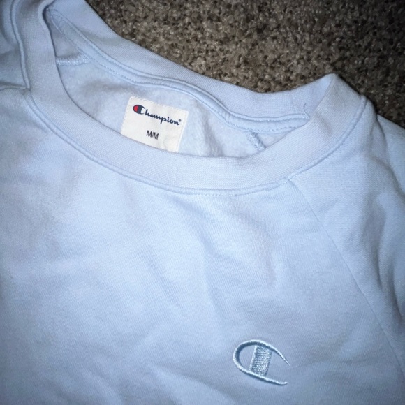 Light blue fleece champion crew - Picture 2 of 2